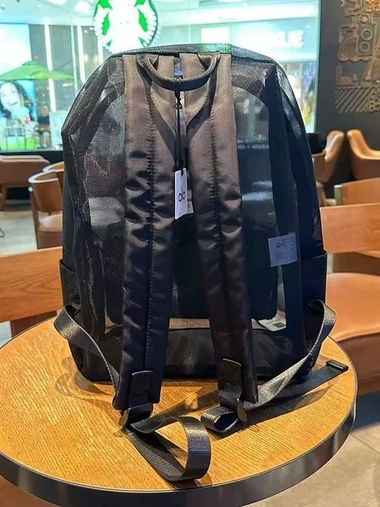 Black Transparent Backpack - Picture 2 of 5